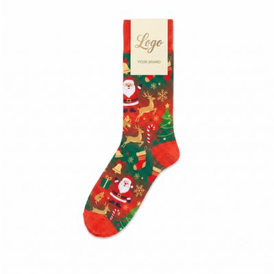 Custom Christmas Print Socks - Detail A